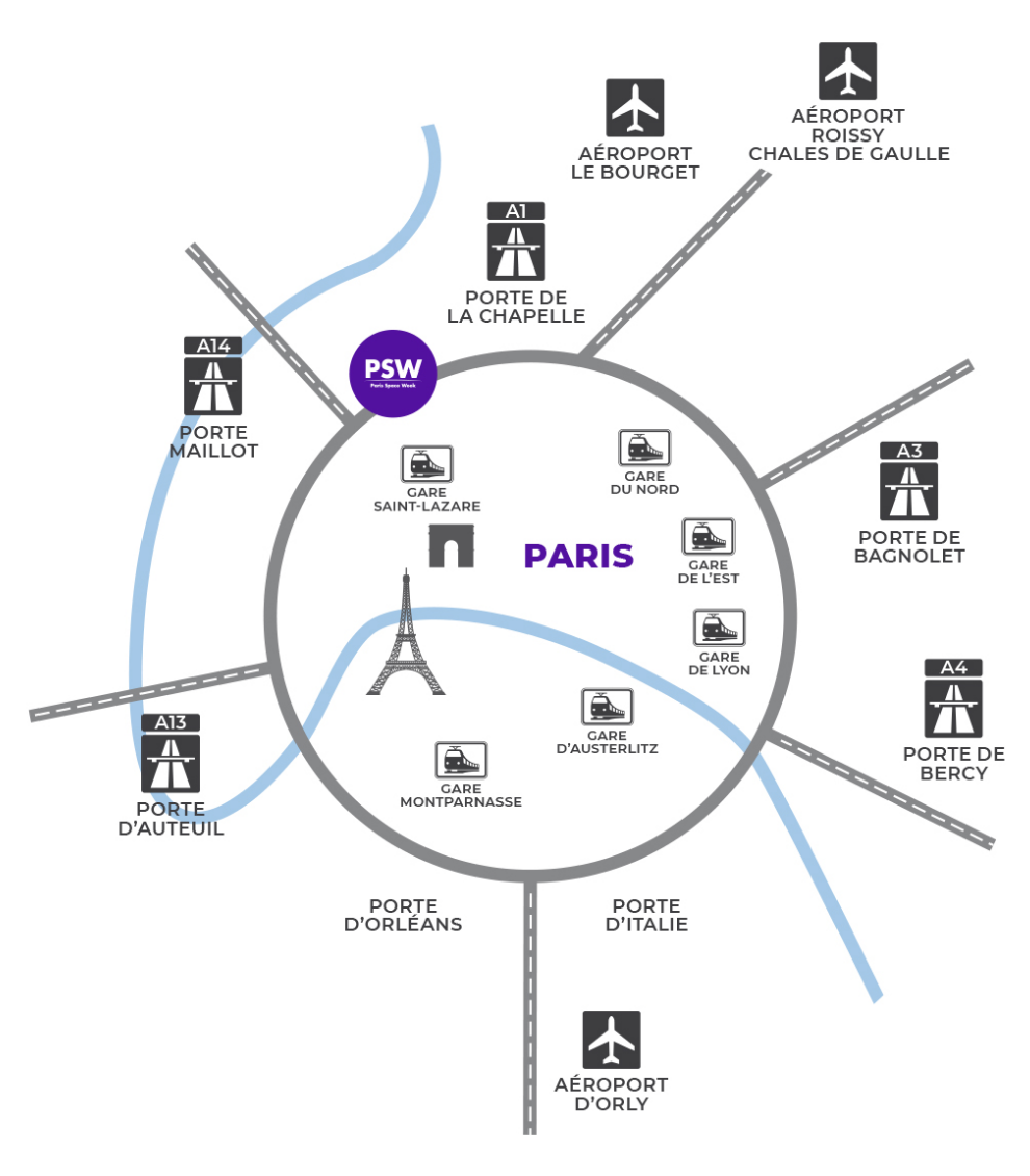 How to access ? Paris Space Week
